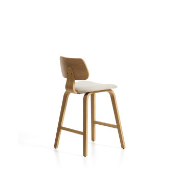 Gena stool in veneer