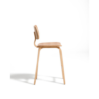 Gena stool in veneer