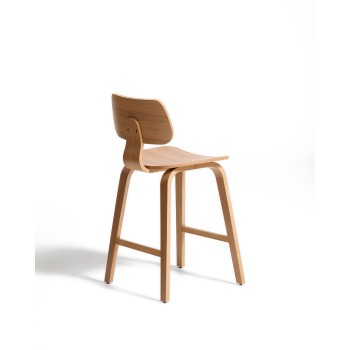 Gena stool in veneer