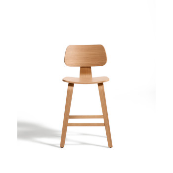 Gena stool in veneer