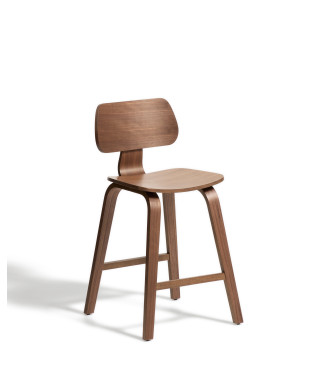 Gena stool in veneer