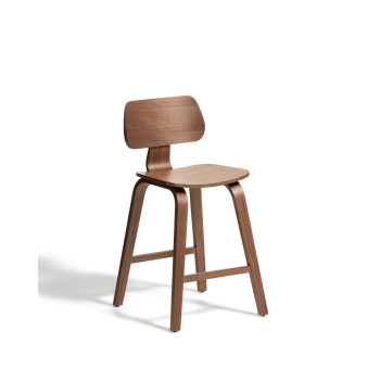 Gena stool in veneer