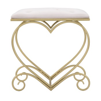 PINK HEART STOOL