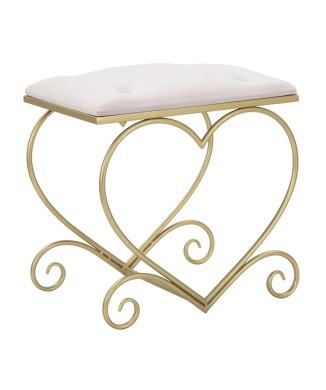 PINK HEART STOOL