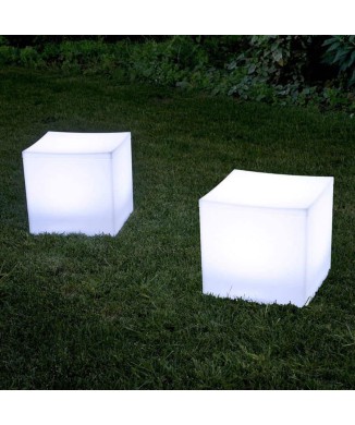 CUBE LOUNGE STOOL WITH LIGHT