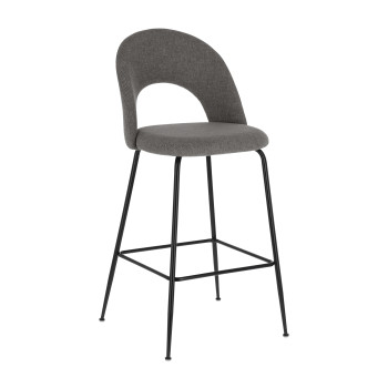 Mahalia stool, dark grey, height 63 cm, FSC 100%