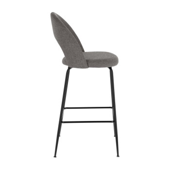 Mahalia stool, dark grey, height 63 cm, FSC 100%