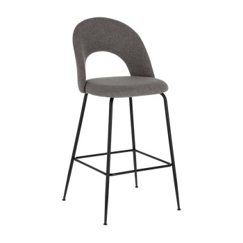 Mahalia stool, dark grey, height 63 cm, FSC 100%