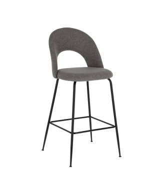 Mahalia stool, dark grey, height 63 cm, FSC 100%