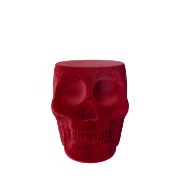 MEXICO STOOL AND TABLE WITH VELVET FINISH 70002 QEEBOO