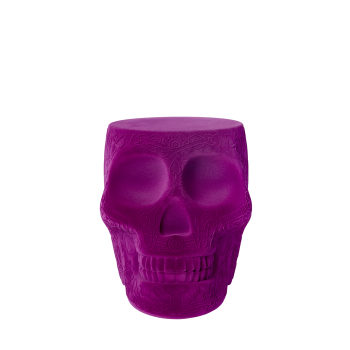 MEXICO STOOL AND TABLE WITH VELVET FINISH 70002 QEEBOO