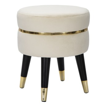 PARIS CREAM/GOLD STOOL