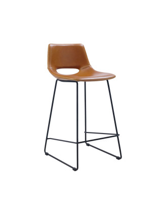 Zahara stool in synthetic leather