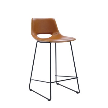 Zahara stool in synthetic leather