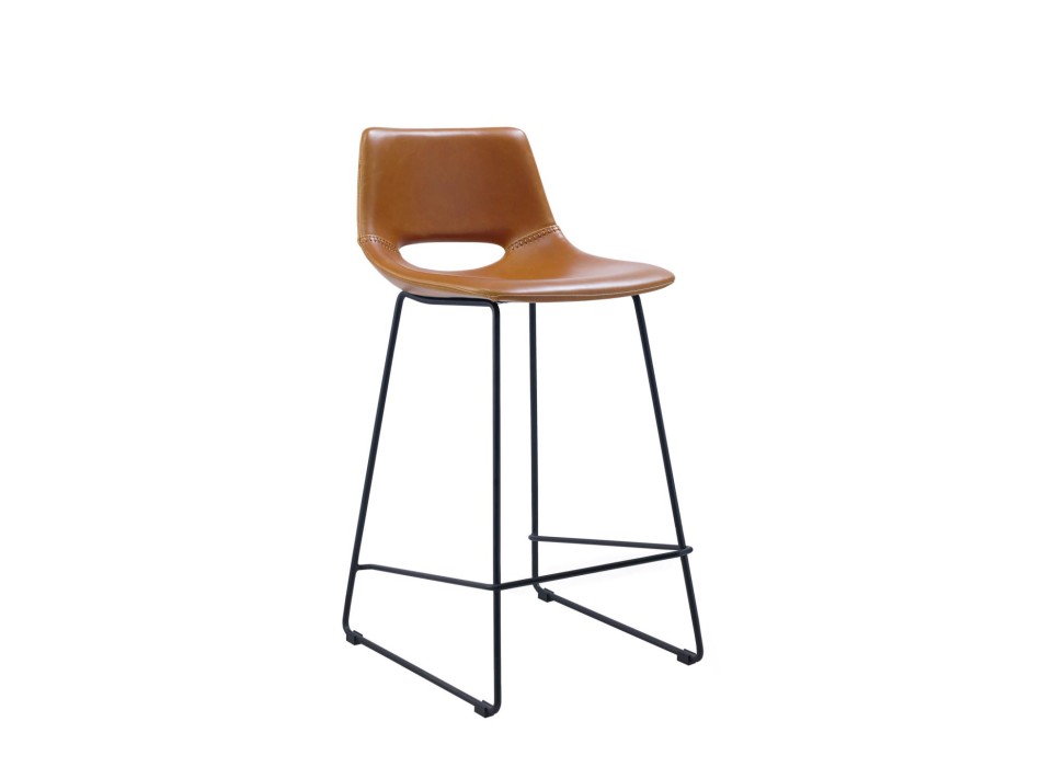 Zahara stool in synthetic leather