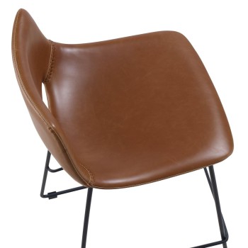 Zahara stool in synthetic leather