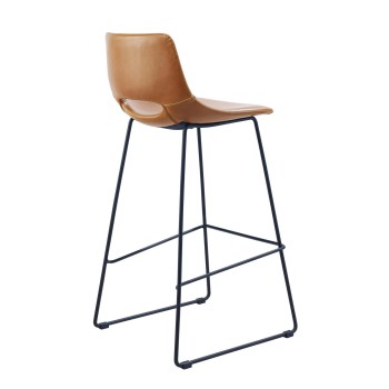 Zahara stool in synthetic leather