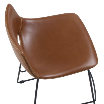 Zahara stool in synthetic leather