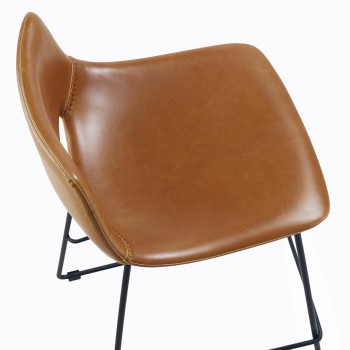 Zahara stool in synthetic leather