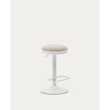 Zaib stool in chenille THE SHAPE