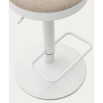 Zaib stool in chenille THE SHAPE