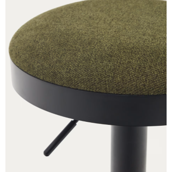 Zaib stool in chenille THE SHAPE