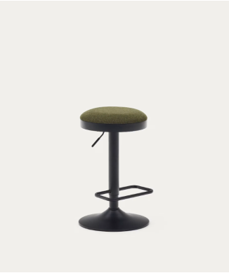 Zaib stool in chenille THE SHAPE