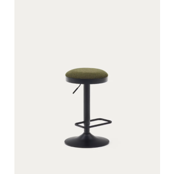 Zaib stool in chenille THE SHAPE