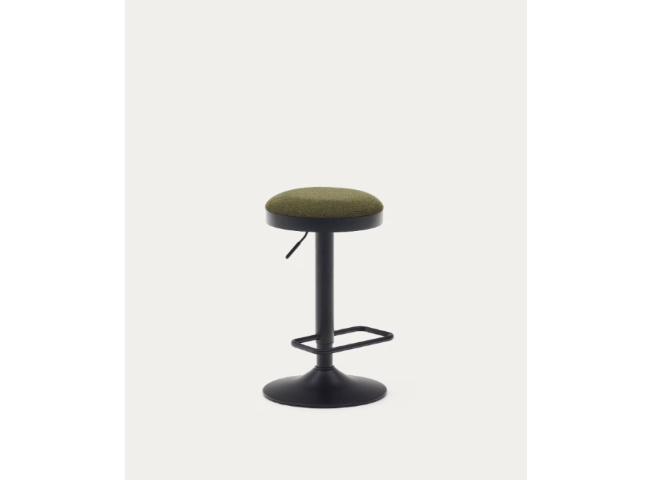 Zaib stool in chenille THE SHAPE
