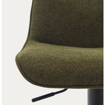 Zenda stool in chenille THE SHAPE