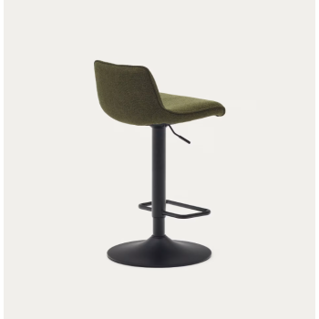 Zenda stool in chenille THE SHAPE