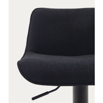 Zenda stool in chenille THE SHAPE