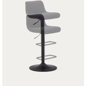 Zenda stool in chenille THE SHAPE