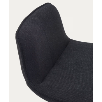 Zenda stool in chenille THE SHAPE