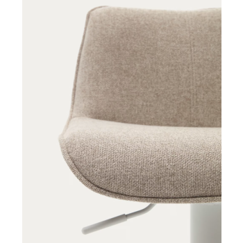 Zenda stool in chenille THE SHAPE