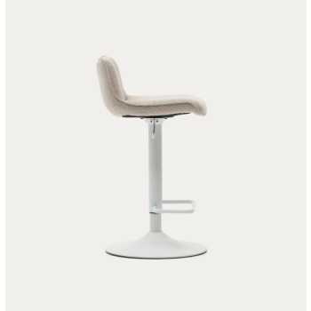 Zenda stool in chenille THE SHAPE