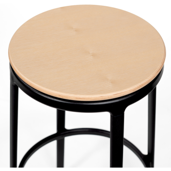 ROUND&ROUND - INFINITI swivel wooden bar stool