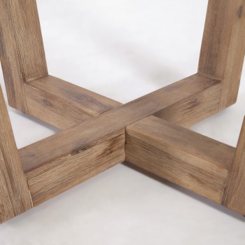 Shanelle round white terrazzo table Ø 120 cm