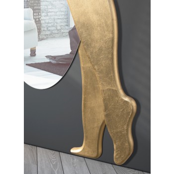 MIRROR ADAMO AND EVE SILVER AND GOLD P4652 PINTDECOR