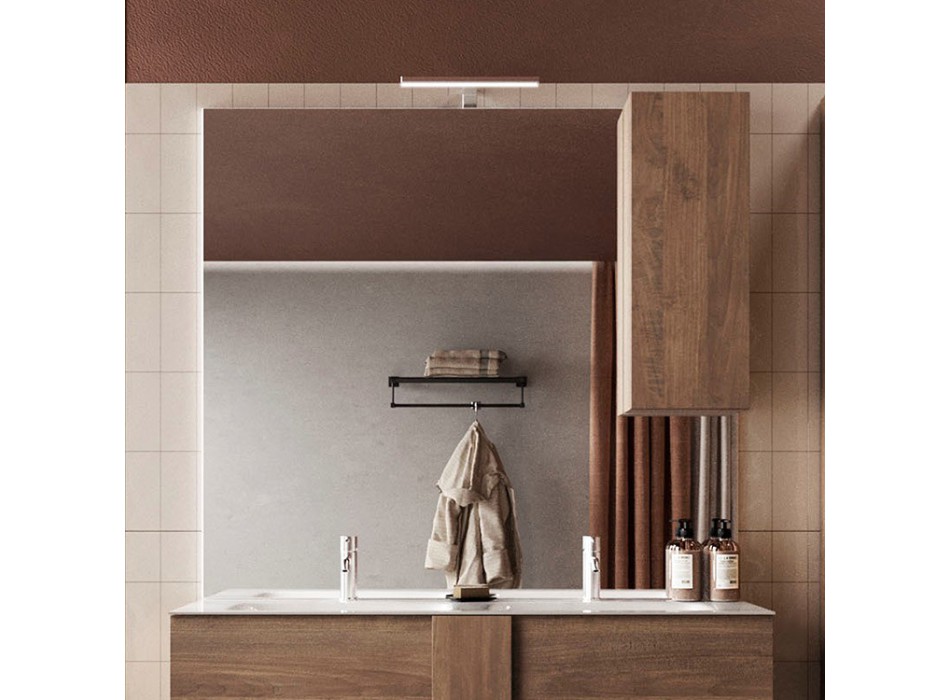 JUPITER 1-door column mirror with LED light