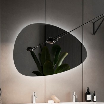 Backlit "STONE" mirror
