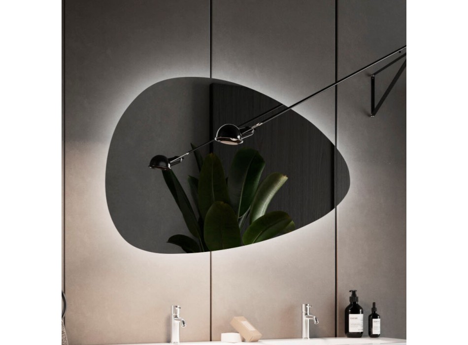 Backlit "STONE" mirror