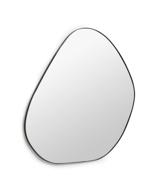 Anera mirror in black metal 84 x 108.5 cm