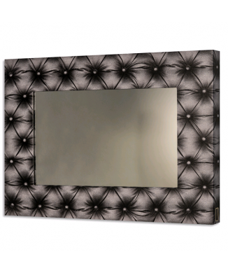 Mirror CAPITONNE' BLACK GS4298 PINTDECOR