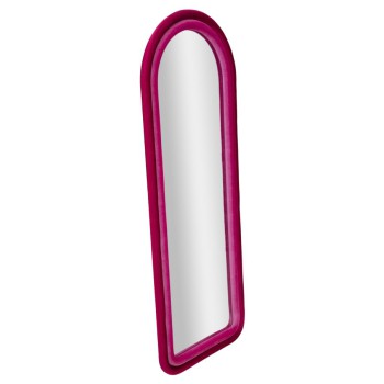 CLOE FUCHSIA VELVET WALL MIRROR