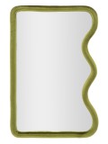 TOD GREEN VELVET WALL MIRROR