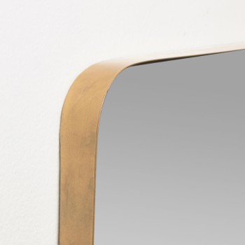 Marco wall mirror in gold metal 55 x 150.5 cm