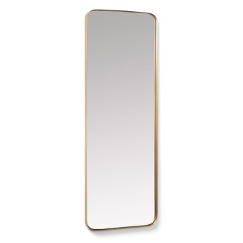 Marco wall mirror in gold metal 55 x 150.5 cm