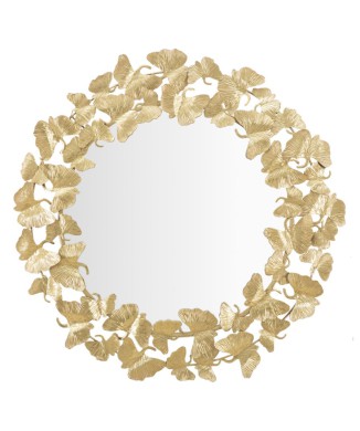 ROUND LEAF MIRROR
