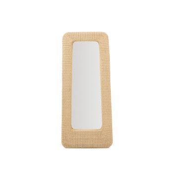 Zilna rattan mirror 58 x 120 cm